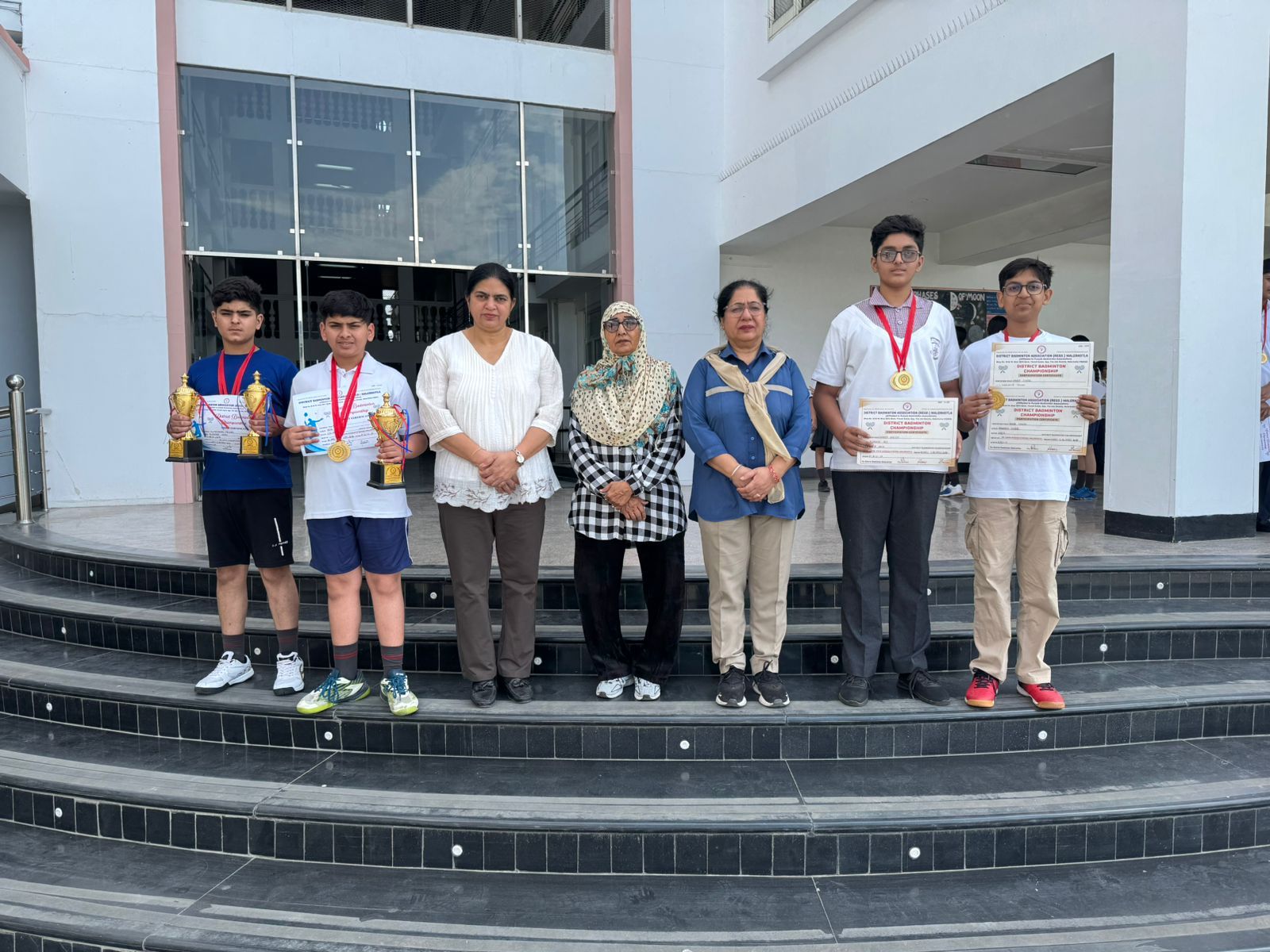 Position Holders   1st Open Distric Badminton Championship Malerkotla U 15  Boys 
